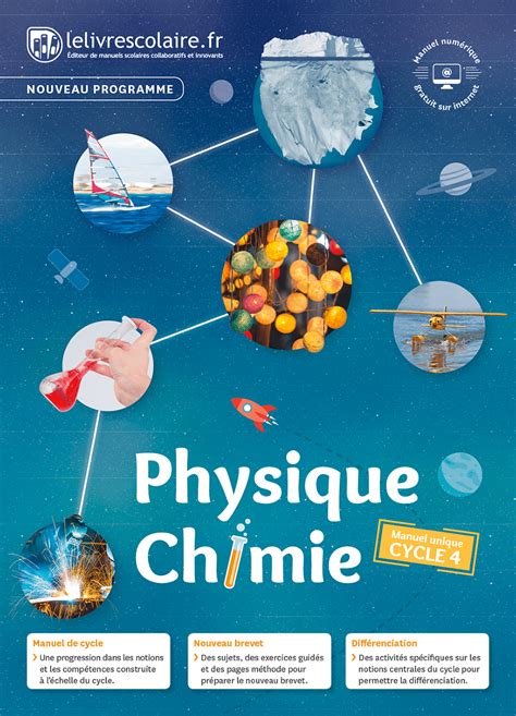 Le Livre Scolaire Cycle 4 Physique Chimie Physique-Chimie Cycle 4 - Livre de l'élève - 9782091717944 | Éditions Nathan